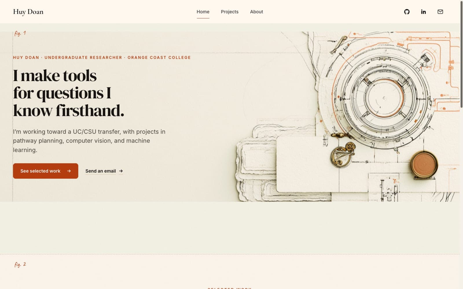 huydoan.work homepage